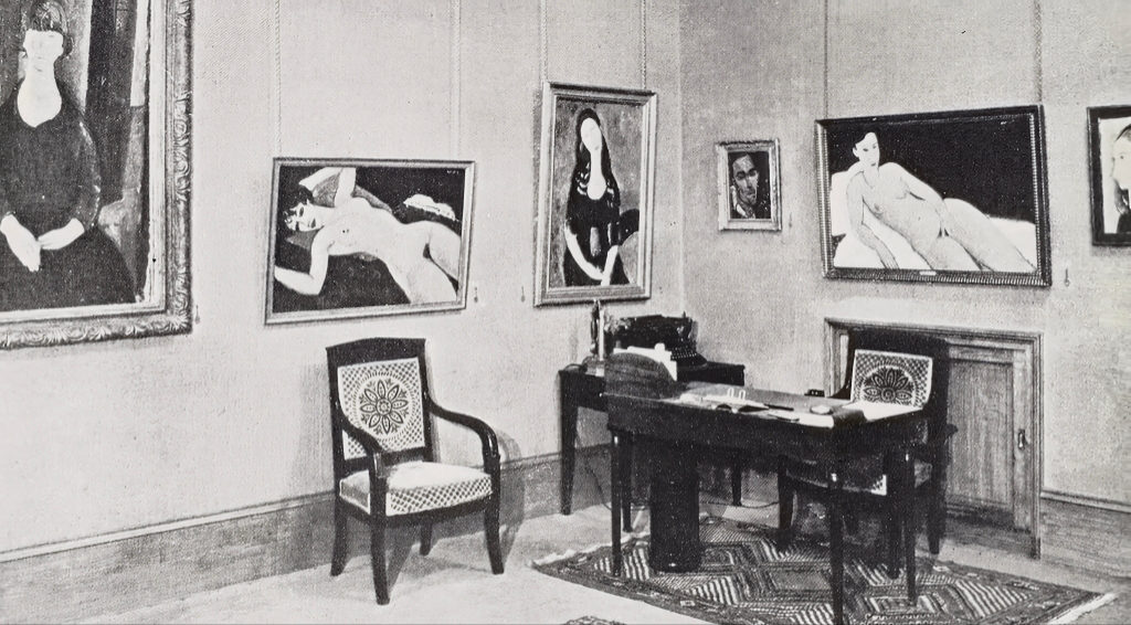 Nu Couche Amedeo Modigliani Hanging on Office Wall